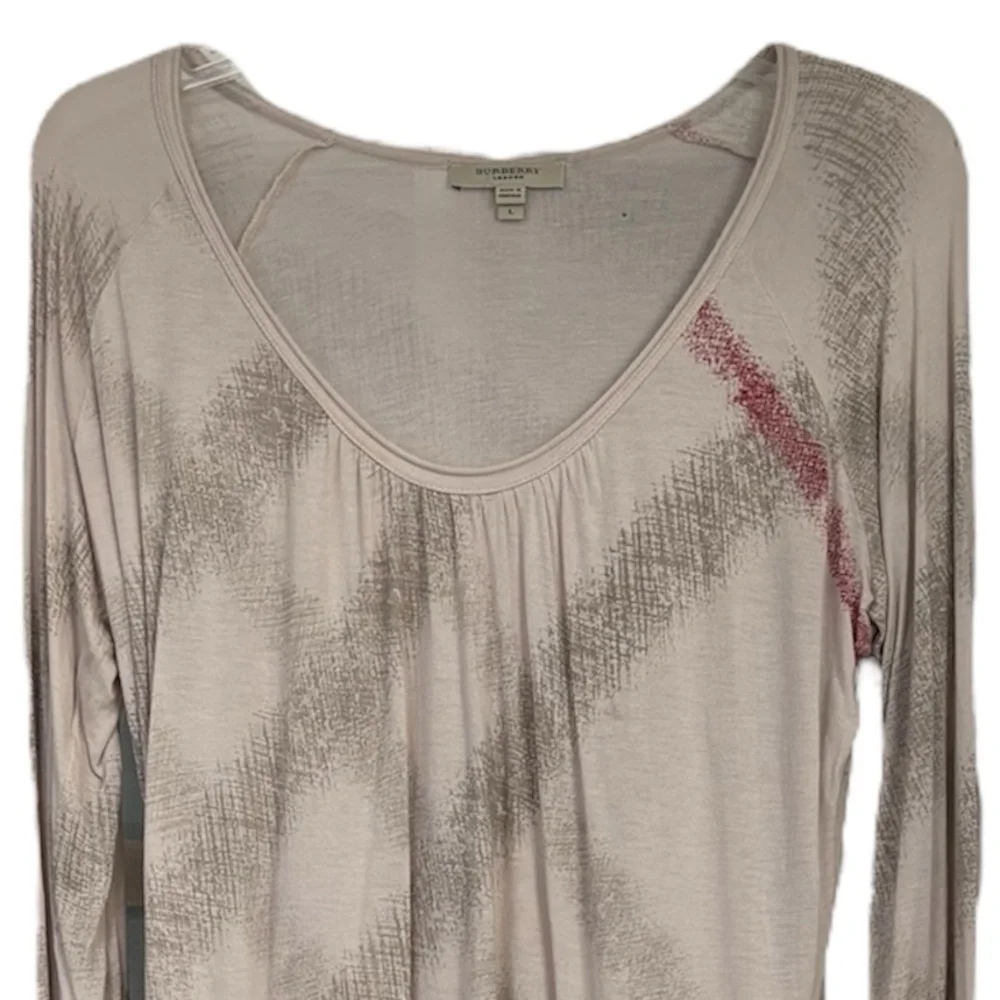 Vintage Burberry Nova Check Shirt Y2K Lightweight Plaid All Season Size Large - Picture 4 of 16